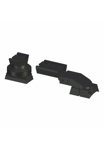 Montáž na Browning A-Bolt / Eurobolt otočná, šína Zeiss VM 45° h:15mm