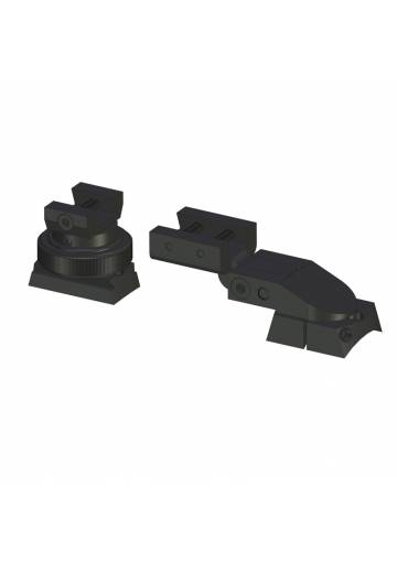 Montáž na Browning A-Bolt / Eurobolt otočná, šína 70° h:17mm