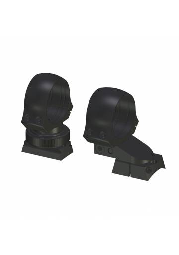 Montáž na Heckler & Koch otočná,krúžky d:25,4mm h:19mm