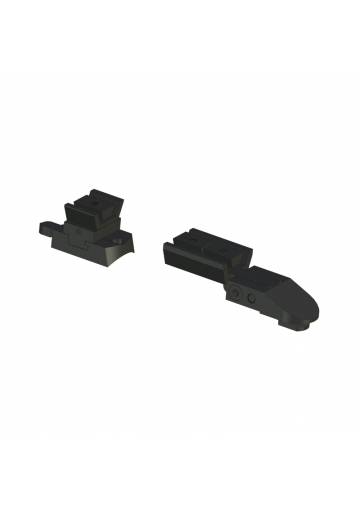 Montáž na Browning A-Bolt/ Eurobolt otočná s klipom, šína Zeiss VM 45º h:15mm