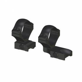 Montáž na CZ 550/ CZ 555/ CZ 557/ ZKK 600 pevná 2D na skrutky,krúžky d:25,4mm h:17mm