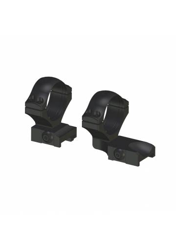 Montáž na CZ 550/ CZ 555/ CZ 557/ ZKK 600 pevná 2D na skrutky,krúžky d:26mm h:14mm