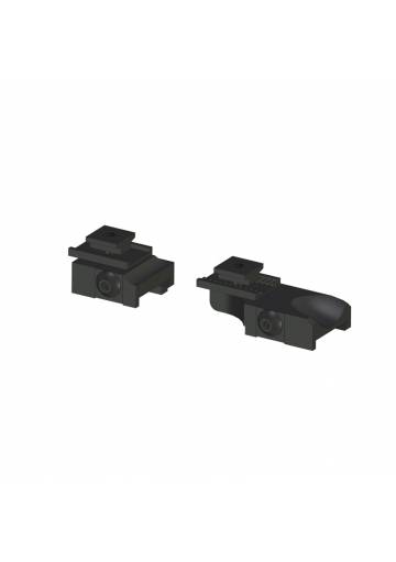 Montáž na CZ 550/ CZ 555/ CZ 557/ ZKK 600 pevná 2D na skrutky,šína Swarovski SR h:9mm