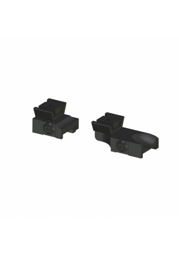 Montáž na CZ 550/ CZ 555/ CZ 557/ ZKK 600 pevná 2D na skrutky,šína Zeiss VM 45° h:10mm
