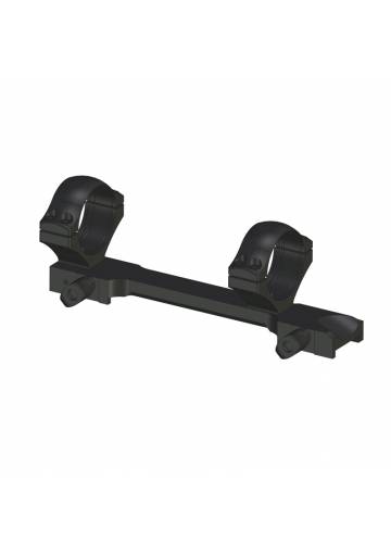 Montáž na CZ 550/ CZ 555/ CZ 557/ ZKK 600 pevná 1D na motýliky,krúžky d:25,4mm h:14mm