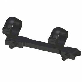 Montáž na Tikka T3 pevná 1D na motýliky, krúžky d:30mm h:13mm