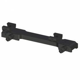 Montáž na Tikka T3 pevná 1D na motýliky, šína 70° h:12mm