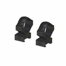 Adaptér Weaver / Picatinny 2D na skrutky, krúžky d:40mm h:12,5 Adaptér Weaver / Picatinny 2D na skrutky, krúžky d:40mm h:12,5