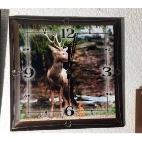 VÝROBA UKONČENÁ-Nástenné hodiny - motív jelen