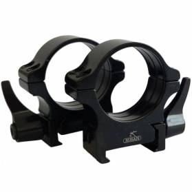 Rusan rýchloupínacie 30 mm krúžky na weawer lištu