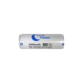 Nabíjateľná batéria LunaVision 18500 Li-ion 2000mAh 3,7V 7.4Wh Nabíjateľná batéria LunaVision 18500 Li-ion 2000mAh 3,7V 7.4Wh
