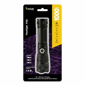 Technik MT-P26 nabíjateľné svietidlo - 1x26650 3500 mAh), 10000 lúmenov, UBS-C, SOS, stroboskop, zoom