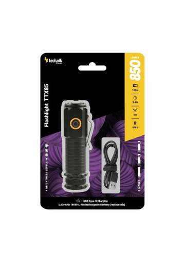 Technik baterka TTX85 (+1x18650 2200mAh) 3xP35 LED 850 lm (MT-TTX85)