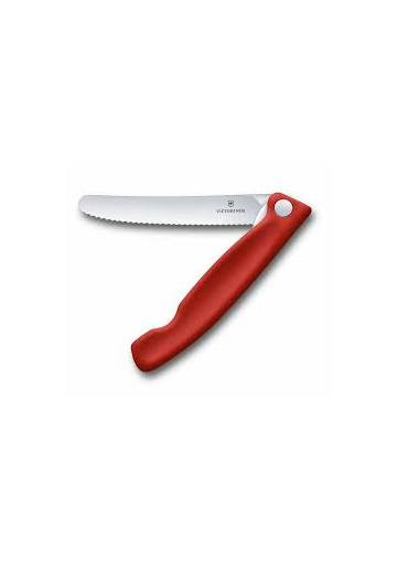 Victorinox skladací nôž Classic na ovocie a zeleninu červený dĺžka čepele 11 cm