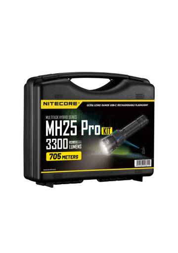 Kufrík s loveckým svietidlom kompletná sada Nitecore MH25PRO