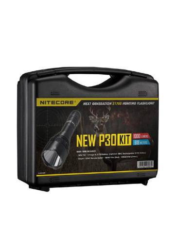 NITECORE P30 NEW Hunting kit with GM02MH - kufrík s loveckým svietidlom kompletná sada