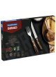 Tramontina Churrasco príbor set -12ks steakovy,drevo+Inox