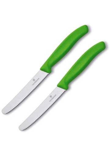 Victorinox nôž na paradajky 2ks 11 cm 6.7836.L114B zelený