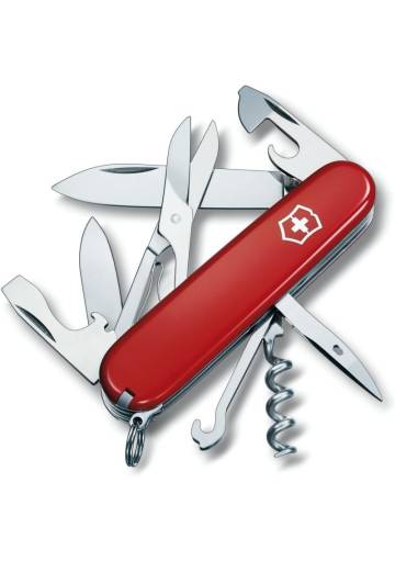 Nôž Victorinox vreckový Climber, červený, 91mm, 14 funkcií