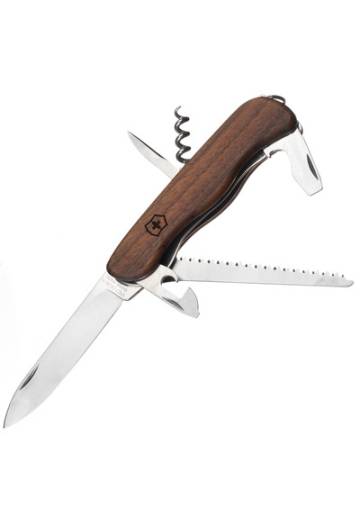 Nôž Victorinox vreckový Forester drevená rúčka 111mm, 10 funkcií