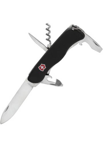 Nôž Victorinox vreckový Piknicker čierny, 111mm, 10 funkcií