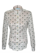 LUKO dámska košeľa biela JELEŇ, dl. rukáv 232114-9-BKJ