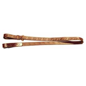 Kožený stahovací řemen na zbraň (nepodšitý) Zubíček