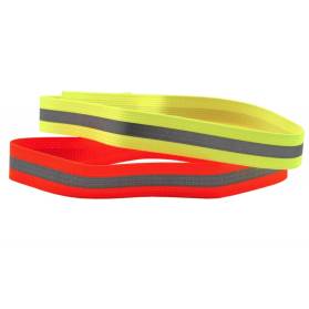 Reflexný obojok oranžový s reflexným pásikom Zubíček