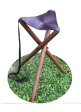 Stolička trojnožka kožený sedák-75cm Zubíček