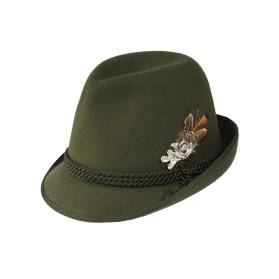 Poľovnícky klobúk TONAK 100134 králičia srsť zelený