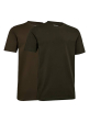 Pánske tričká Deerhunter 2-pack T-shirt Fallen leaf / Timber