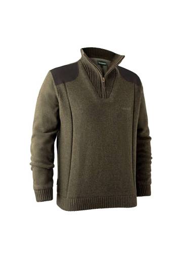 Pánsky sveter Deerhunter Carlisle Knit with stormliner Cypress