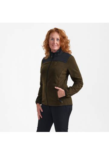 Dámska flísová mikina Deerhunter Chestnut Brown