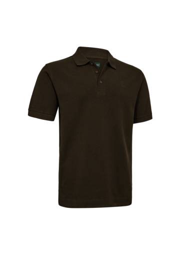 Pánske tričko Deerhunter Griffin Polo Shirt Otter Brown