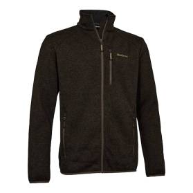 Pánska bunda Deerhunter Moor Knitted Jacket Brown Leaf