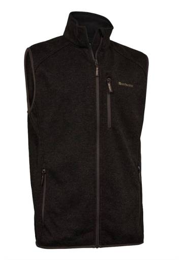 Pánska vesta Deerhunter Moor Knitted Waistcoat Brown Leaf
