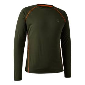 Pánske tričko s dlhým rukávom Deerhunter Chamois, Forest Green