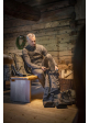 Pánske spodné legíny Deerhunter Norden zateplené, Brown Melange