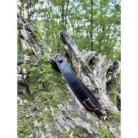 Remeň na zbraň Nobil Hunting kožený hnedý-púzdro na 2 guľové náboje+P