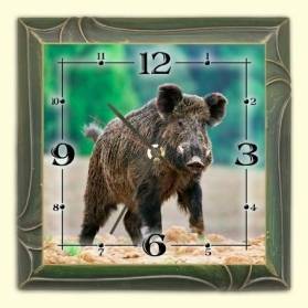 Nástenné hodiny - motív diviak