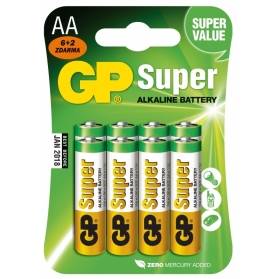 Batéria GP Super alkalická AA / 8 ks