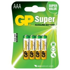 Batéria GP Super alkalická AAA / 4 ks