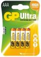 Batéria GP Ultra alkalická AAA / 4 ks