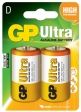 Batéria GP Ultra alkalická D / 2 ks