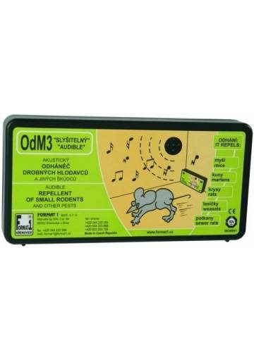 Plašič a odháňač na myši a kuny OdM3 bez regulácie hlasitosti s baterkami