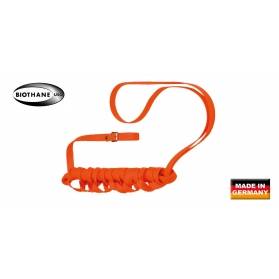 Farbiarsky remeň AKAH BioThane® Tracking lead with leather-stop 10 m / 19 mm Farbiarsky remeň AKAH BioThane® Tracking lead with leather-stop 10 m / 19 mm