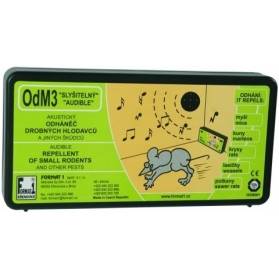 Plašič a odháňač na myši a kuny OdM3 bez regulácie hlasitosti s adaptérom