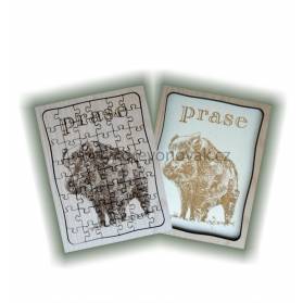 Puzzle s motívom lesnej zveri č. 838