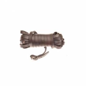 Zubíček Farbiarsky remeň plochý hnedý 14mm