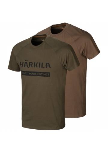 Dvojbalenie tričiek Härkila logo t-shirt